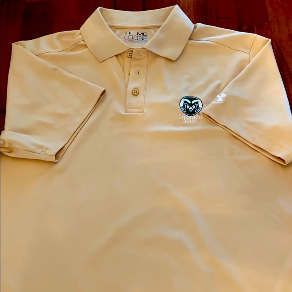 Under Armour Golf Polo w/ Colorado State Rams Logo